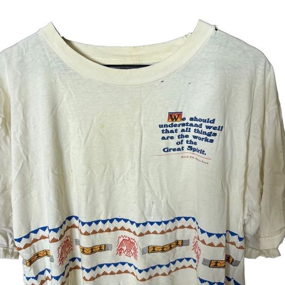 VTG Native American T Shirt Medium - Picture 3 of 6
